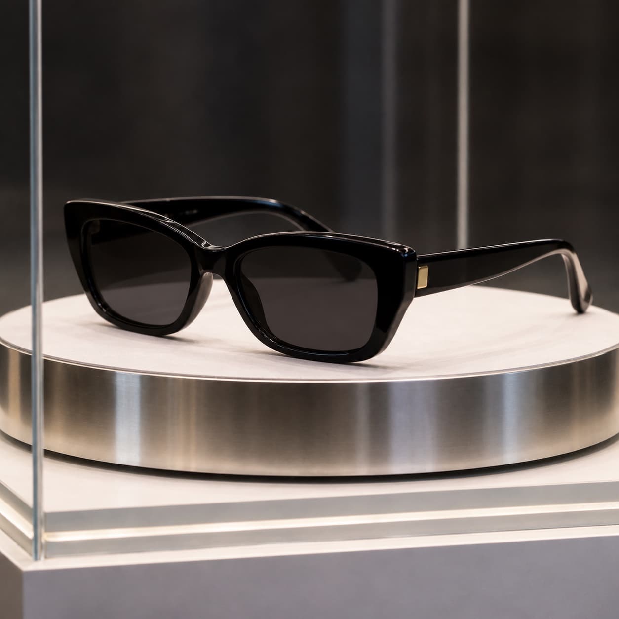GR 01 sunglasses in Black / Smoke