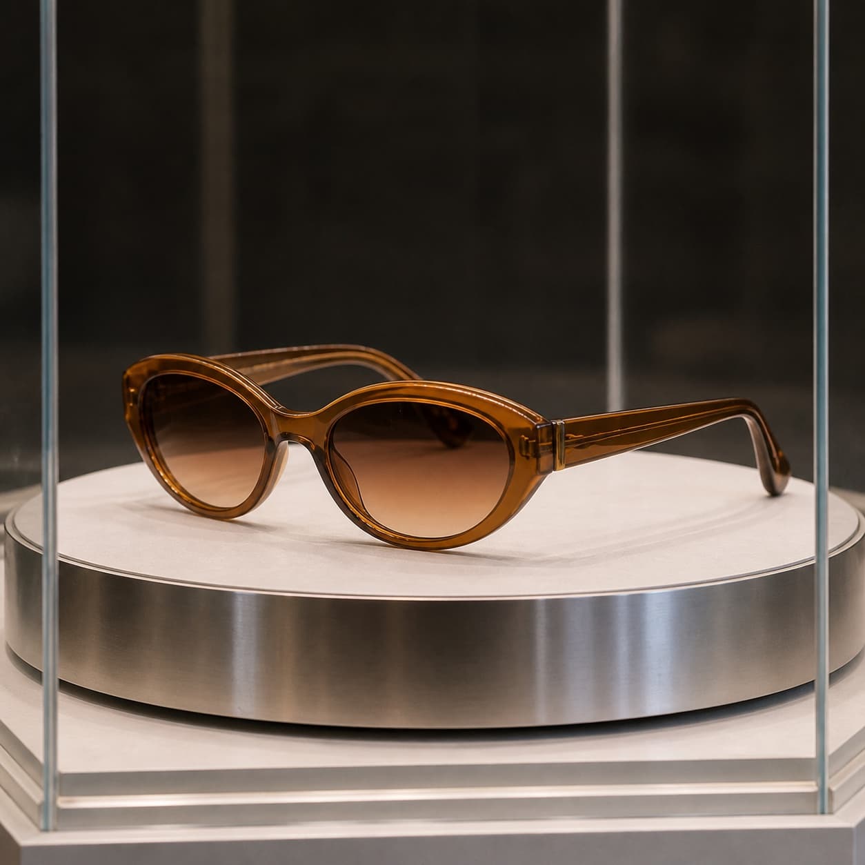 GR 02 sunglasses in Dark honey