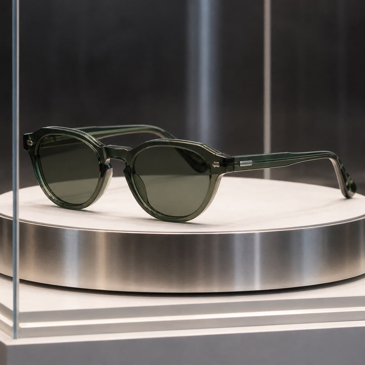 GR 09 sunglasses in Bottle green